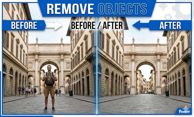 remove unwanted objects or people from your photos