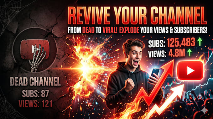 revive and grow your dead youtube channel fast