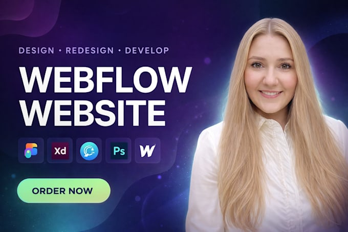 Build a webflow portfolio site with webflow cms and custom webflow ...