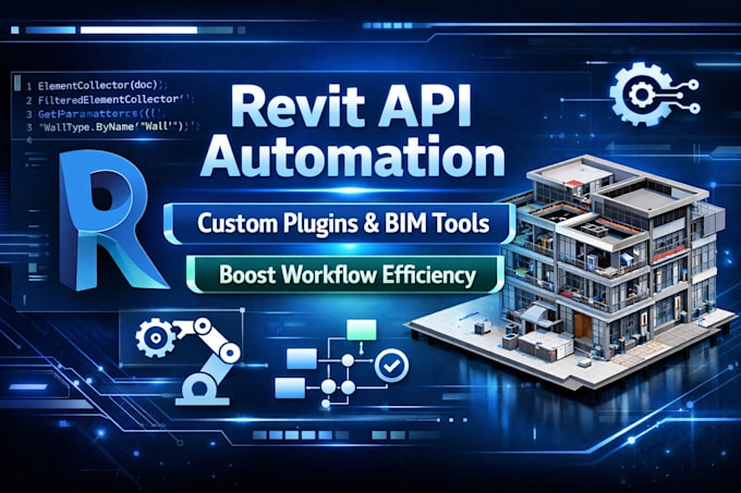 develop custom revit API plugins and bim automation tools