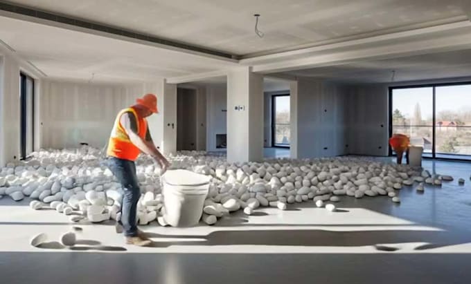 do ai transformation epoxy floor time lapse video