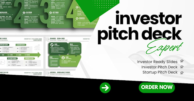 Design modern investor pitch deck and powerpoint presentation for ...