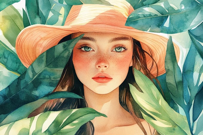 design a watercolor illustration