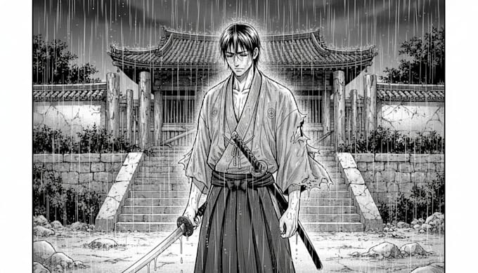 Draw printable black and white manga comic pages and storyboards by ...