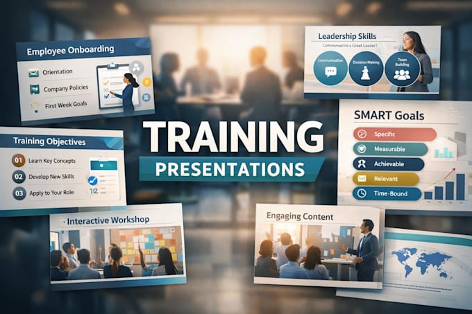design professional canva presentations, training, workshops