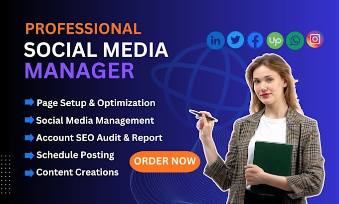 be your monthly social media manager