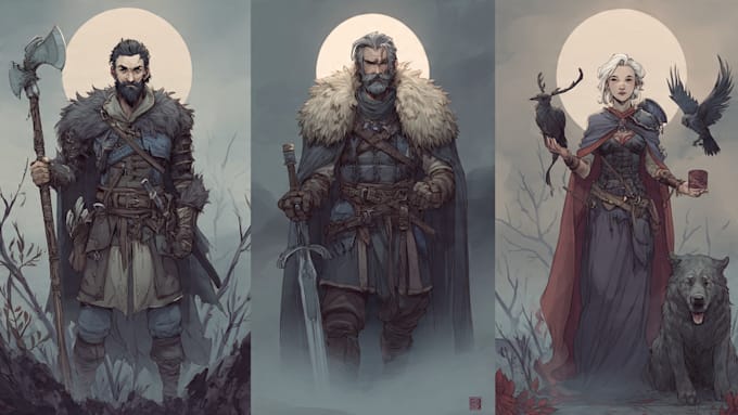 make dnd character art and dnd character arts