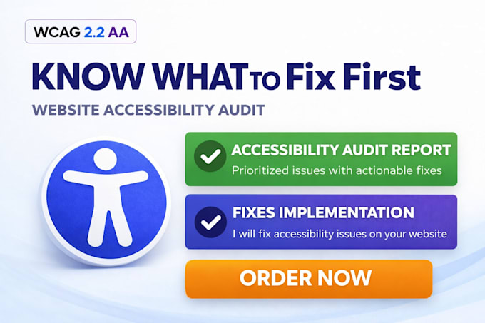 audit your website and fix accessibility issues for wcag compliance