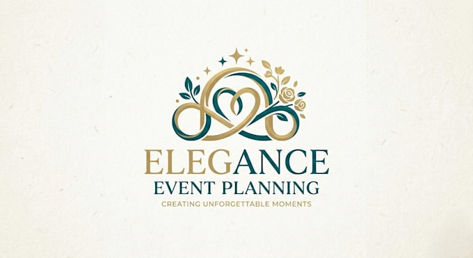 design a stylish and professional event planner logo