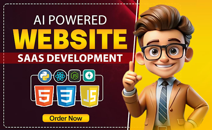 do full stack website development, ai website, ai saas website, ai chatbot, gpt