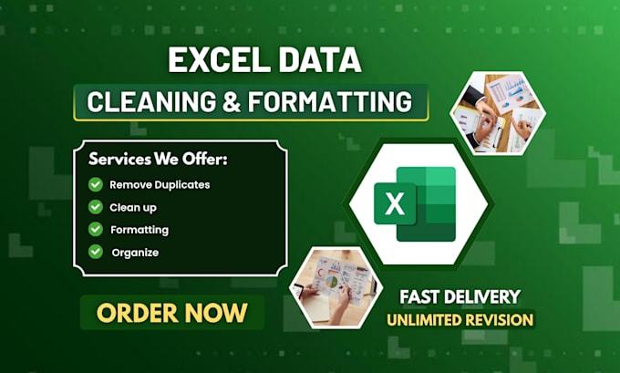clean, organize and analyze excel data with accuracy