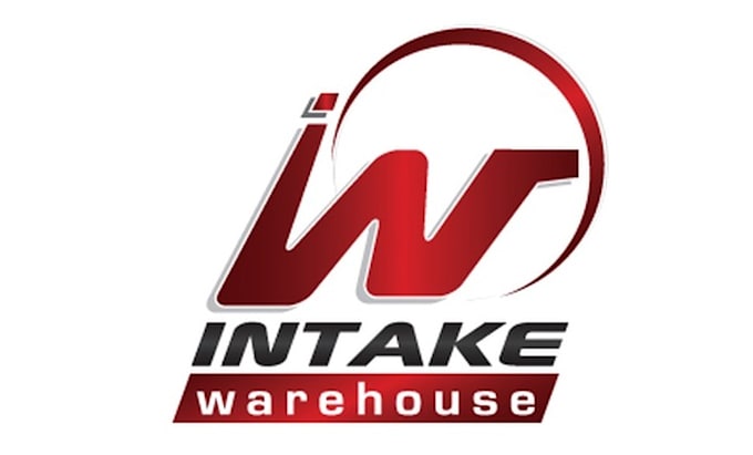 create wordmark text logo for intake warehouse