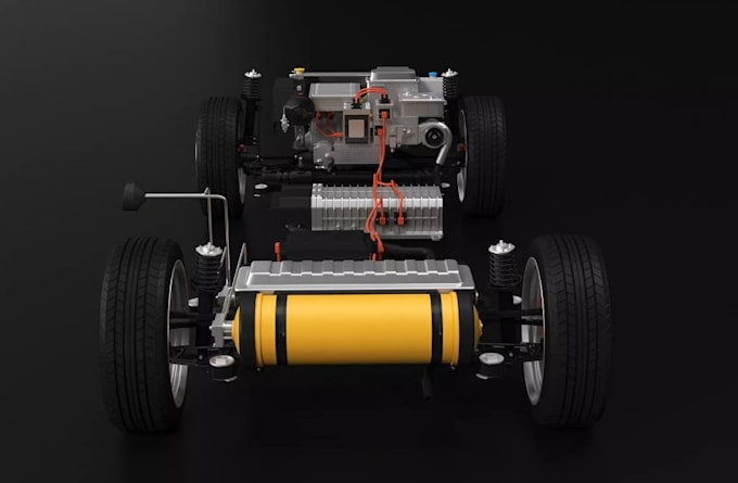 3d modular car frame,ev platform,car parts model,ev chassis,3d automotive engine