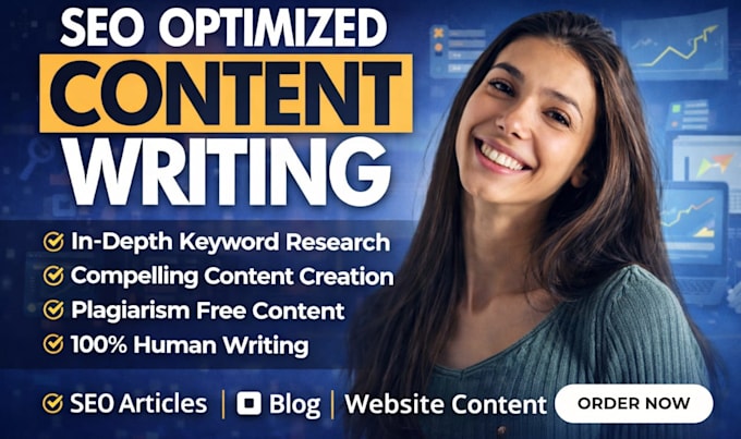 do SEO article writing, blog post writing or content writing