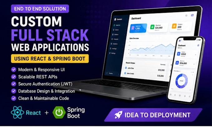 build saas applications, admin dashboards and business systems