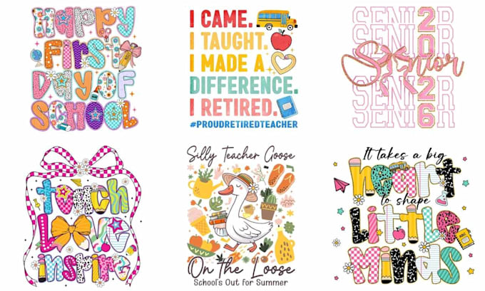 create teacher, back to school, graduation design