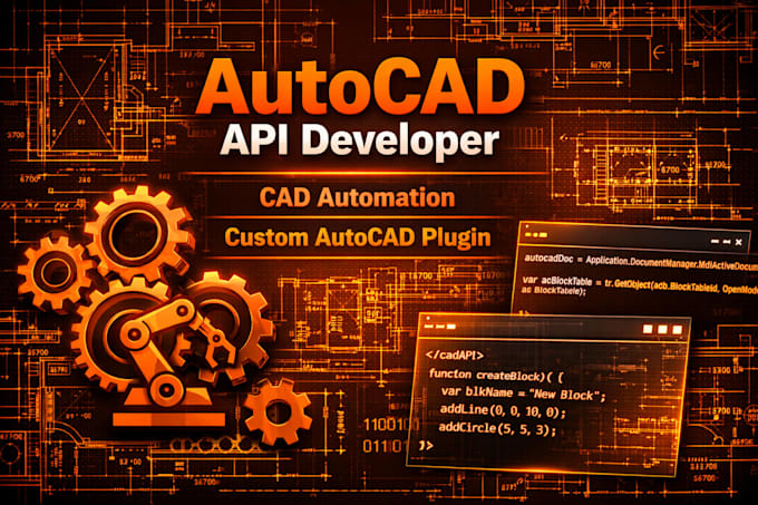 create autocad API plugin for cad automation and custom scripting solution