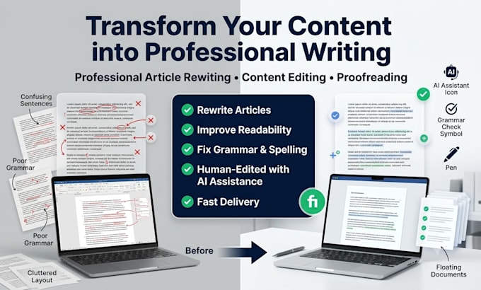 rewrite and edit articles