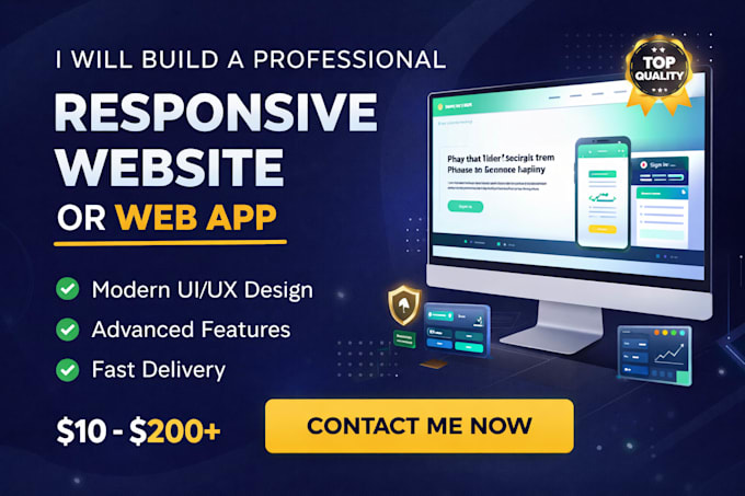 make a responsive website using HTML, CSS, js , framework