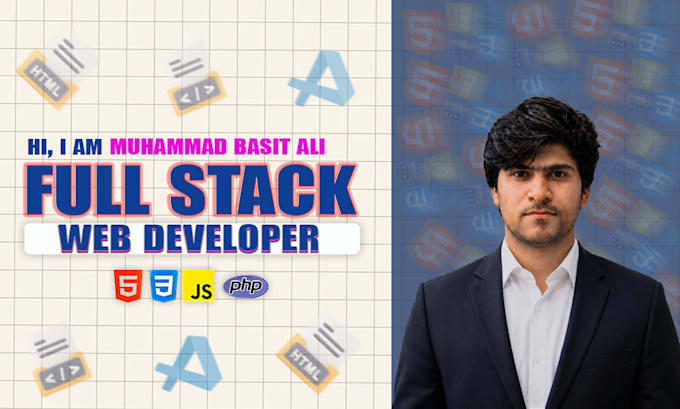 develop a custom full stack website including admin