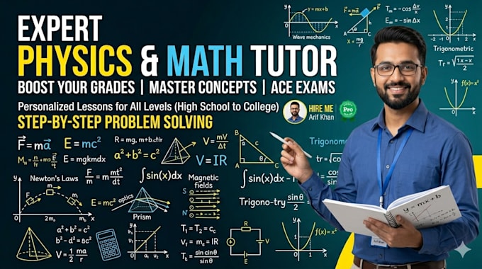 teach you physics and mathematics online with weekly test