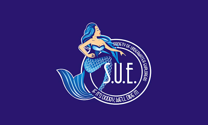 design unique underwater pool swimming pool logo