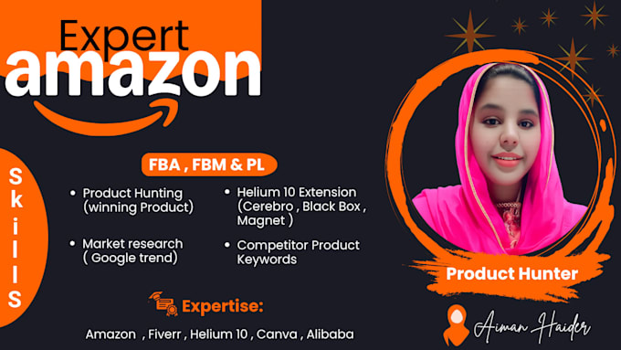 be amazon pl product research, winning product hunting as VA