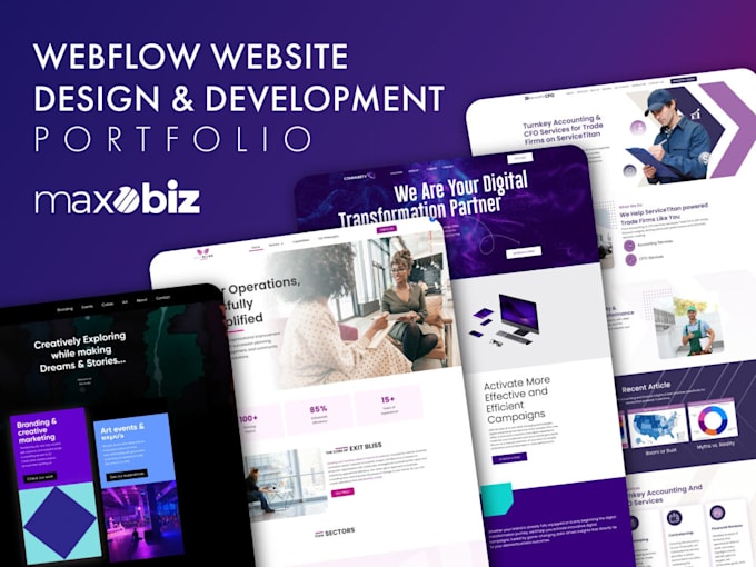 design and develop responsive webflow,figma to webflow