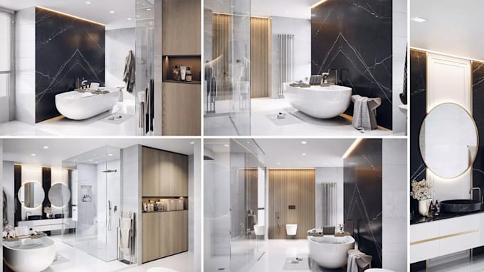 design elegant and modern bathroom spaces tailored to your unique style