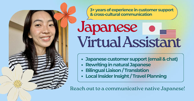 provide native japanese customer support and communication