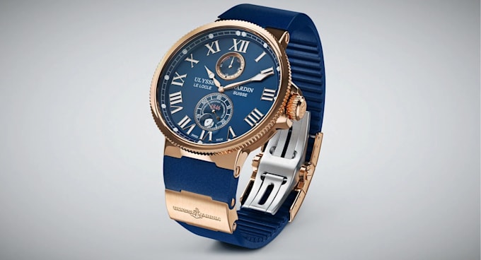 design custom watch dial, vector watch face and 3d watch modeling and rendering