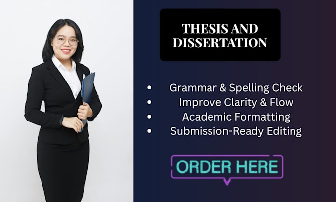 proofread and edit your thesis, dissertation, or research paper