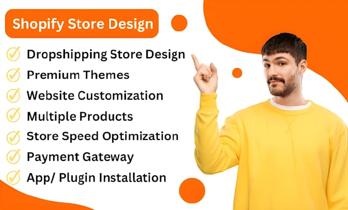 make elegant shopify website and build ecommerce website shopify