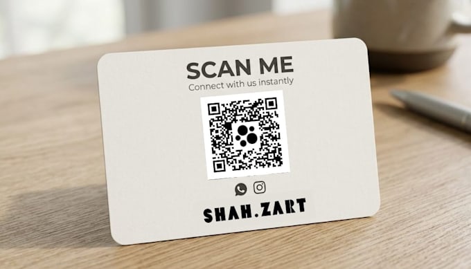 design professional and scannable qr code with logo
