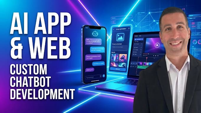 develop ai mobile app development, ai video app, ai image app, ai website