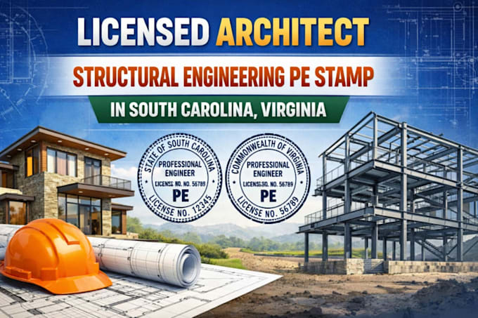 Licensed architect, structural engineering pe stamp in tennessee, idaho ...