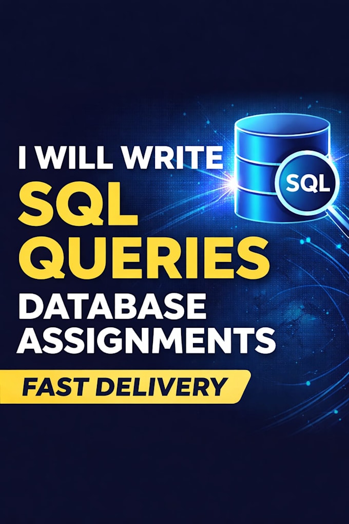 wite sql queries and solve database assignments