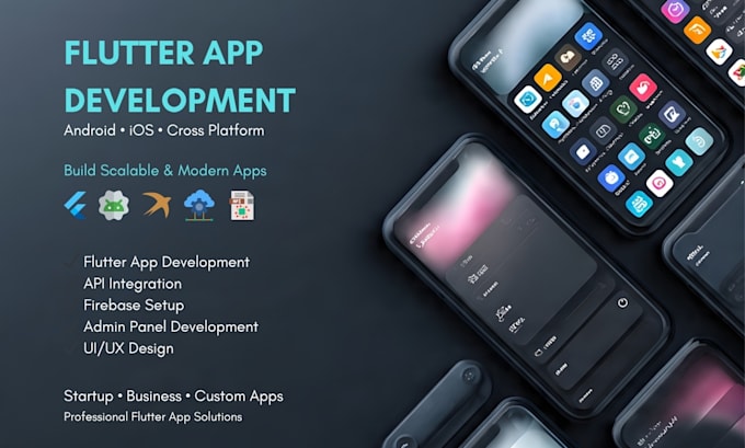 build flutter mobile app for android and ios