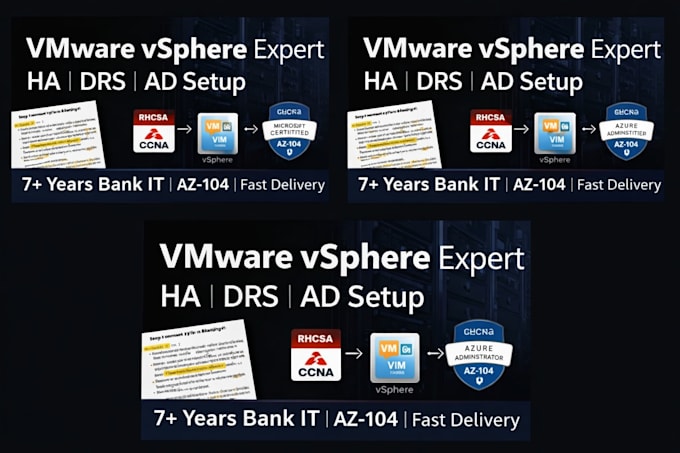 setup vmware esxi vsphere drs replication and active directory domain