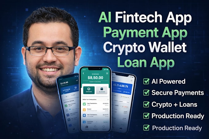 build ai fintech app, payment app, crypto wallet, loan lending platform