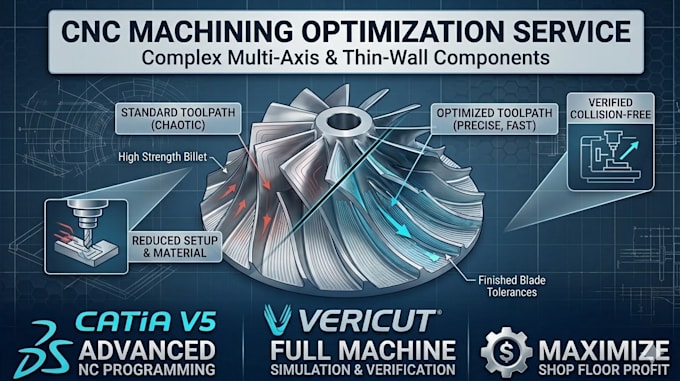 optimize cnc toolpaths for aerospace, automotive, and high precision machining