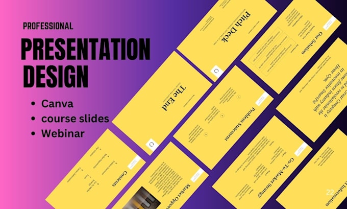 design course presentation webinar presentation canva course slides design