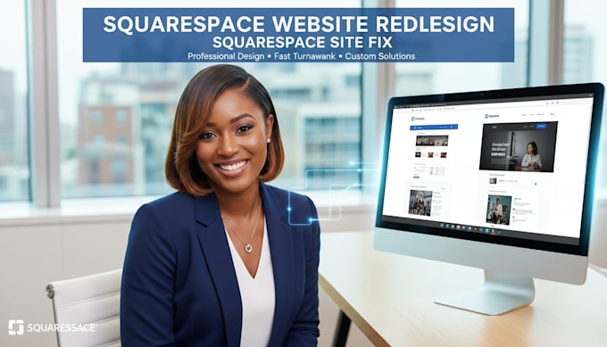design squarespace website, redesign squarespace site, fix squarespace website