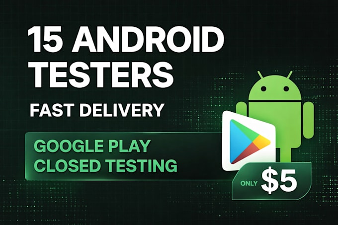 provide android testers for google play closed testing