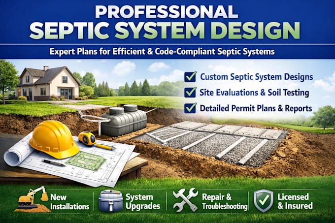 professional septic system design and layout services