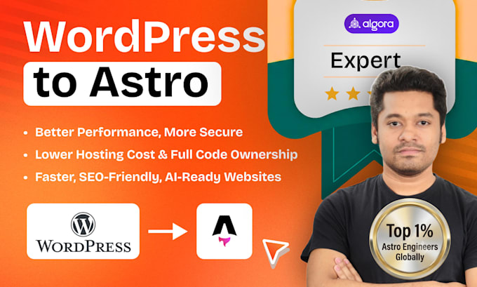 rebuild your wordpress website in astro for faster speed, SEO, and aeo