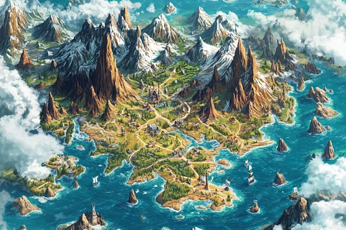 do fantasy map design