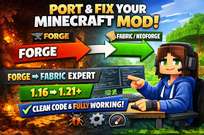 port your minecraft forge mod to fabric or neoforge