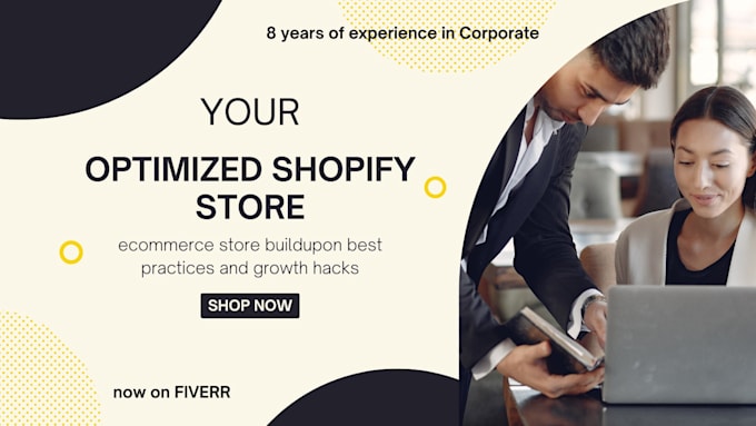 design shopify website for branded dropshipping store