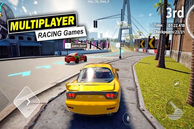 build multiplayer car racing game with stunning visuals